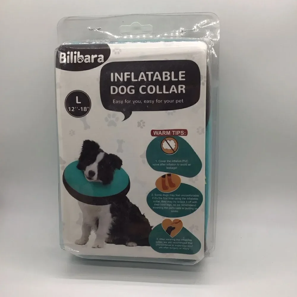 NIB Bilibara Inflatable Dog Collar